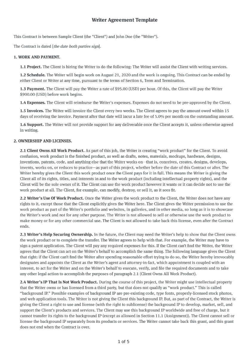 Free Marketing Consultant Agreement & Contract Template - Bonsai