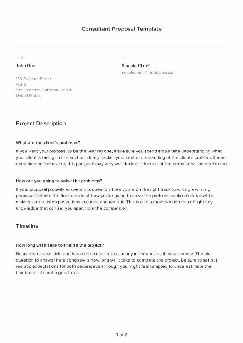 Consulting Proposal PPT