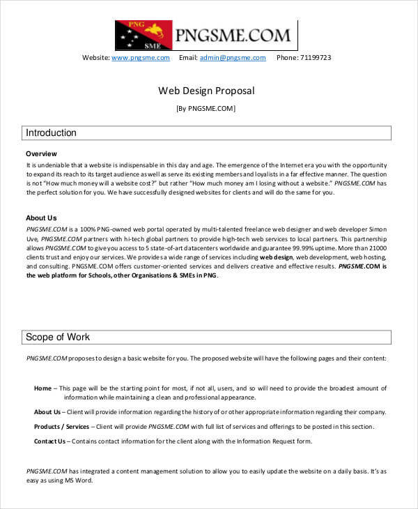 Freelance Proposal Template
