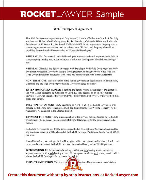 Development Contract Template