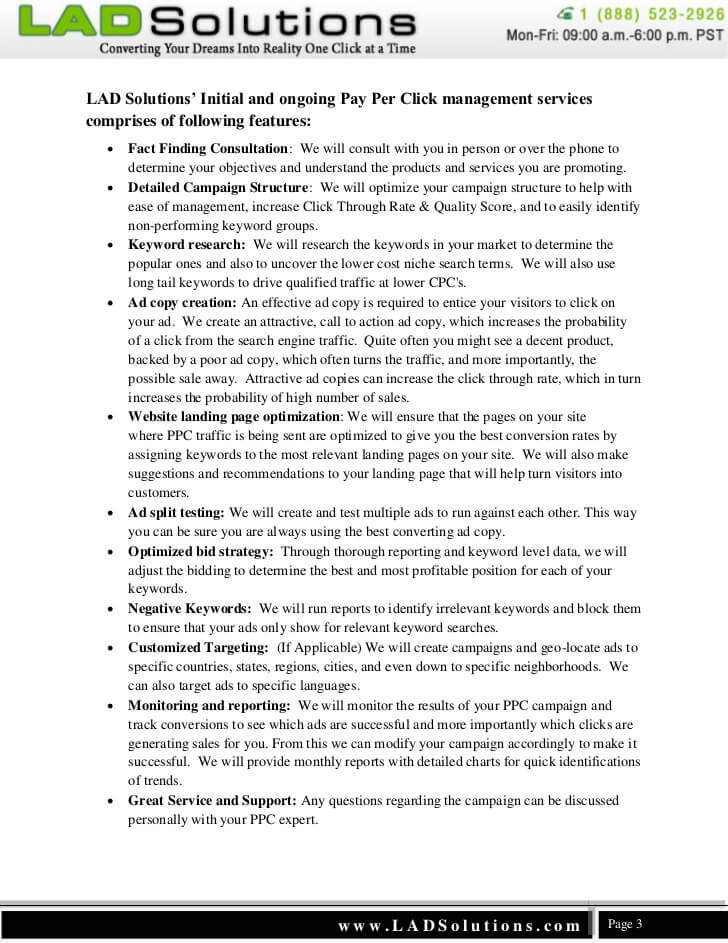 PPC Management Contract Template Sample