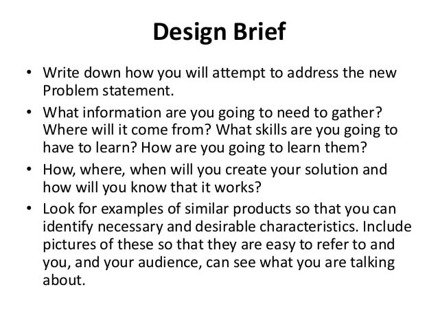 Product Brief Template PDF