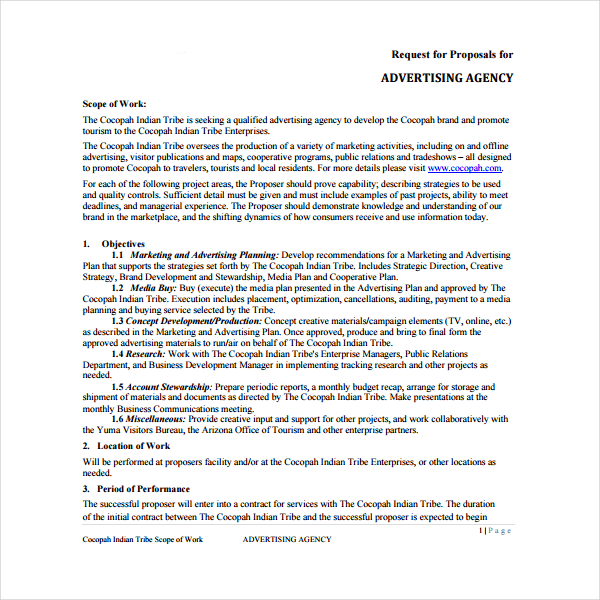 Digital Marketing Agency Proposal Template Example PDF