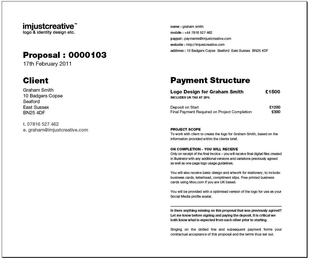 Content Marketing Proposal Template Sample