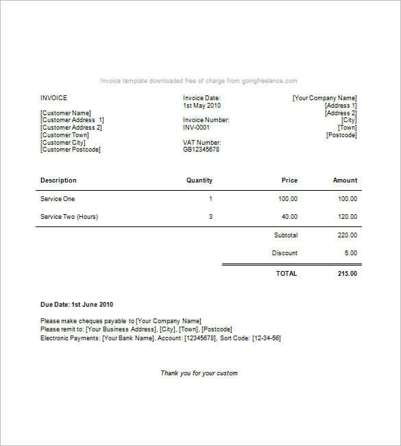 Modern Invoice Template