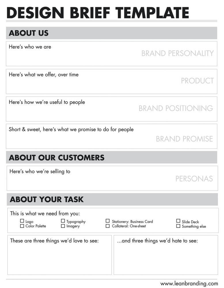 Design Project Brief Template