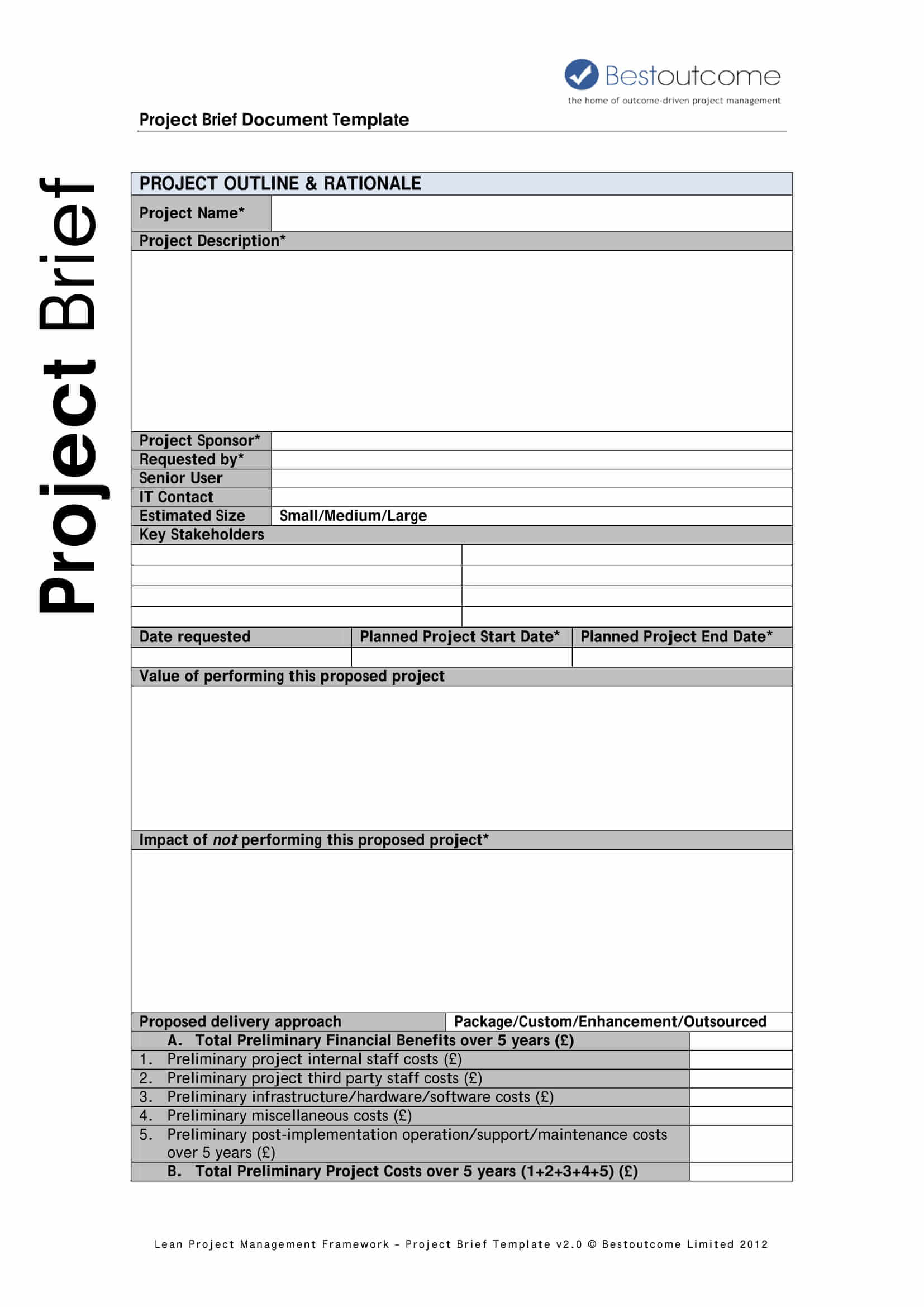 Project Brief Template