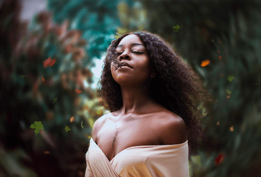 Black woman posing for the camera