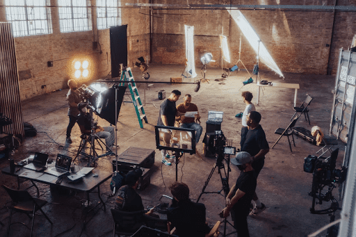 video production set