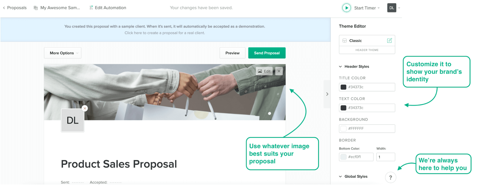 tips on writing a product sales proposal