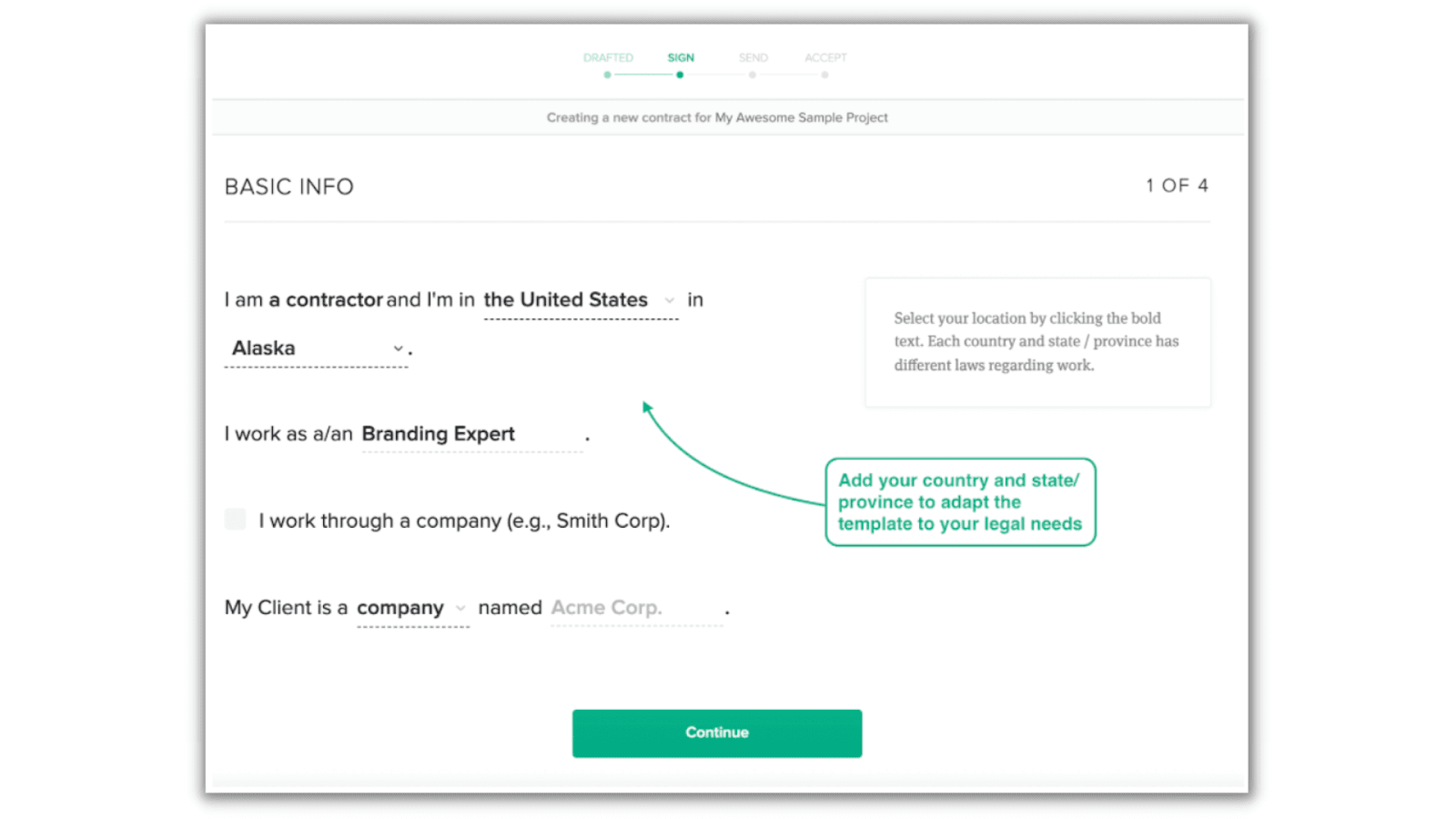 tips on creating a branding contract