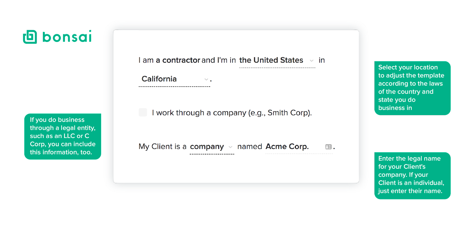 Adding details to graphic design contract template