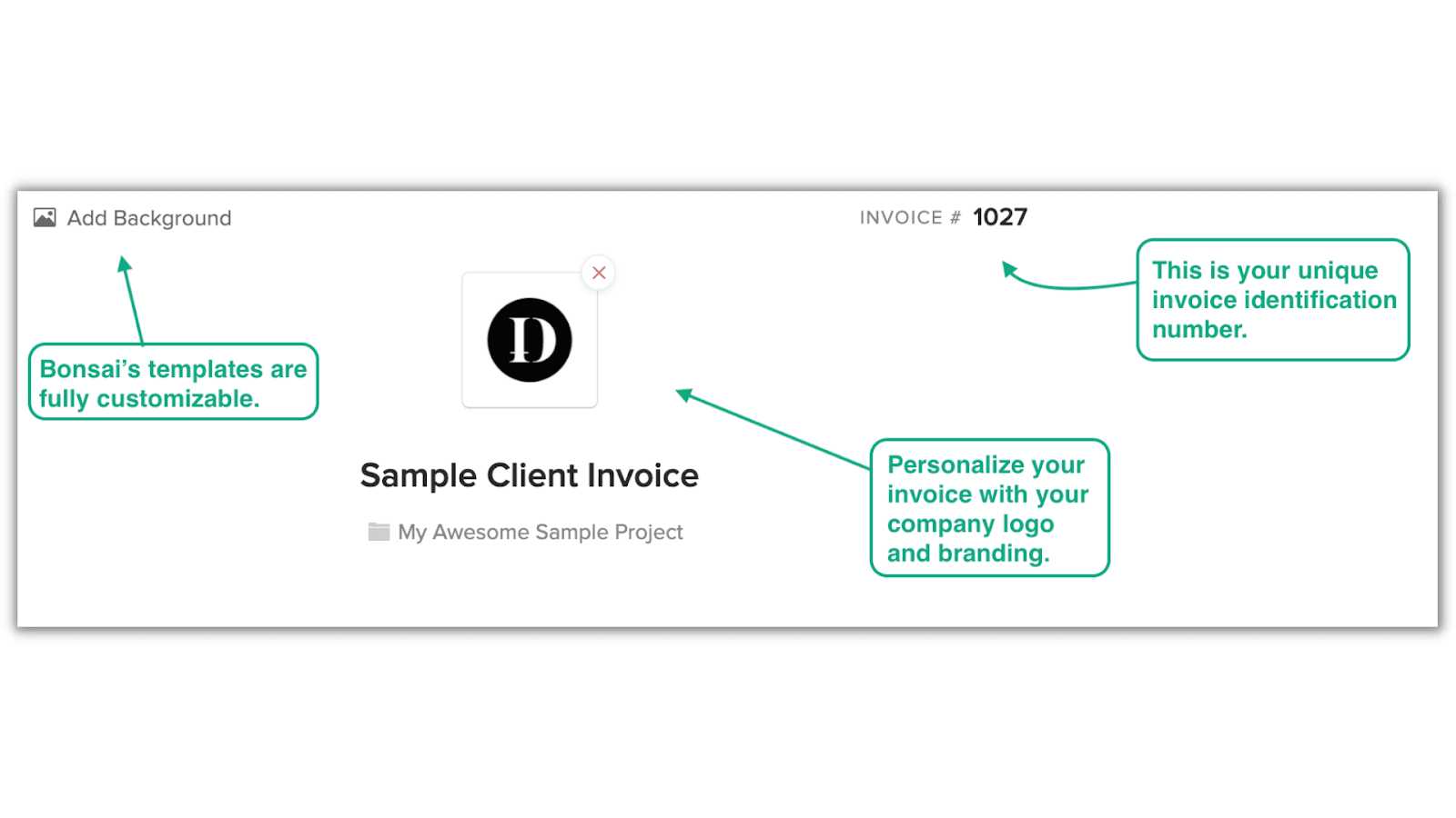 tips on personalizing your invoice