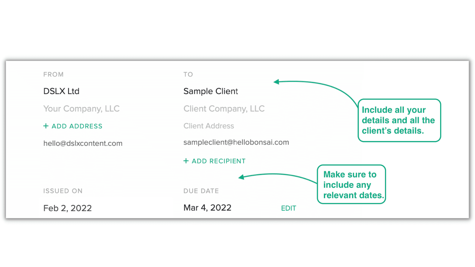how to create a professional invoice