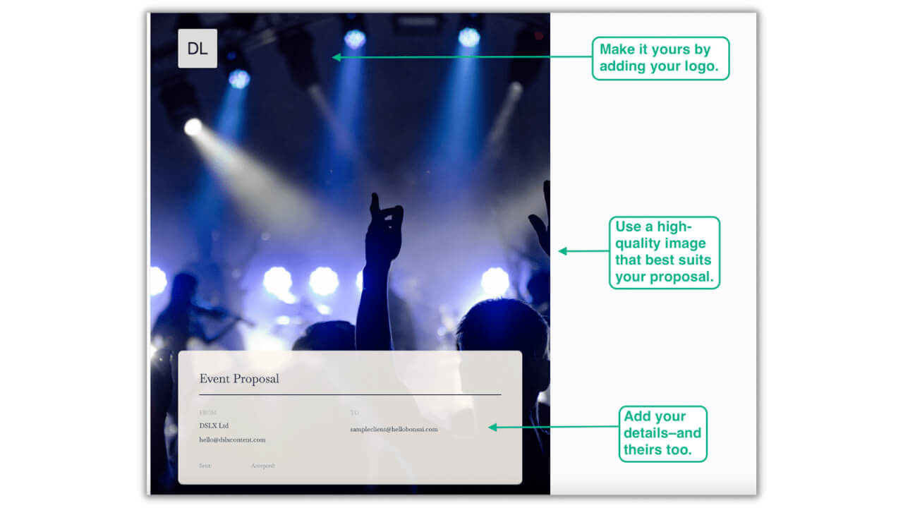 event proposal template cover page