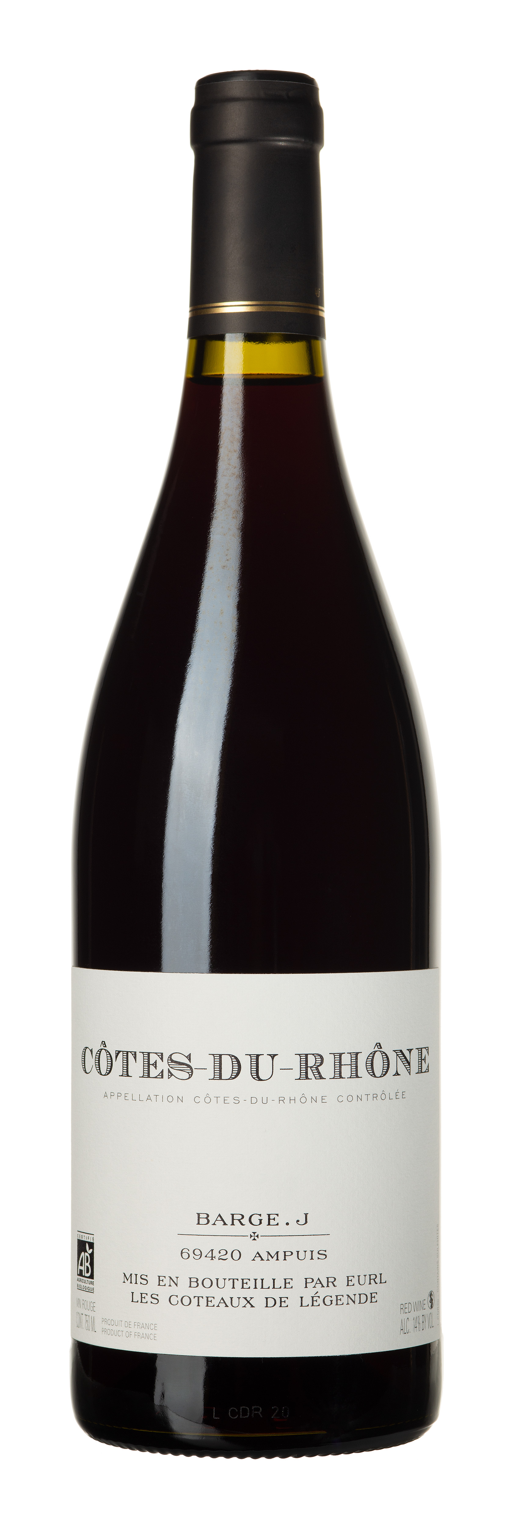 Domaine Barge CôtesduRhône Coteaux de Légende 2020 NordRhône