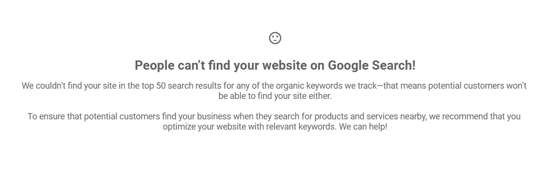 organic keyword rankings