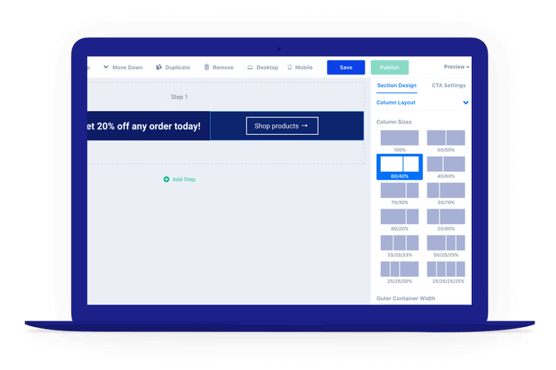 Sticky Bar Builder Create site Announcement Bars ConvertFlow