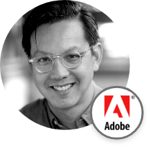 A man from Adobe