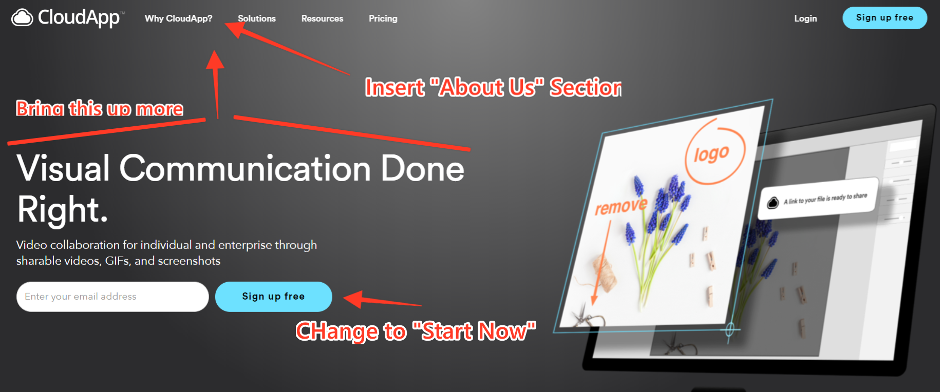 Visual Design Feedback to Save Time