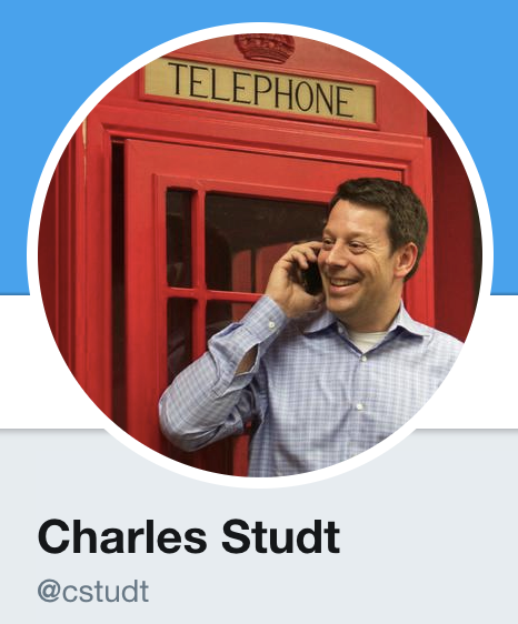 Charles Studt Twitter