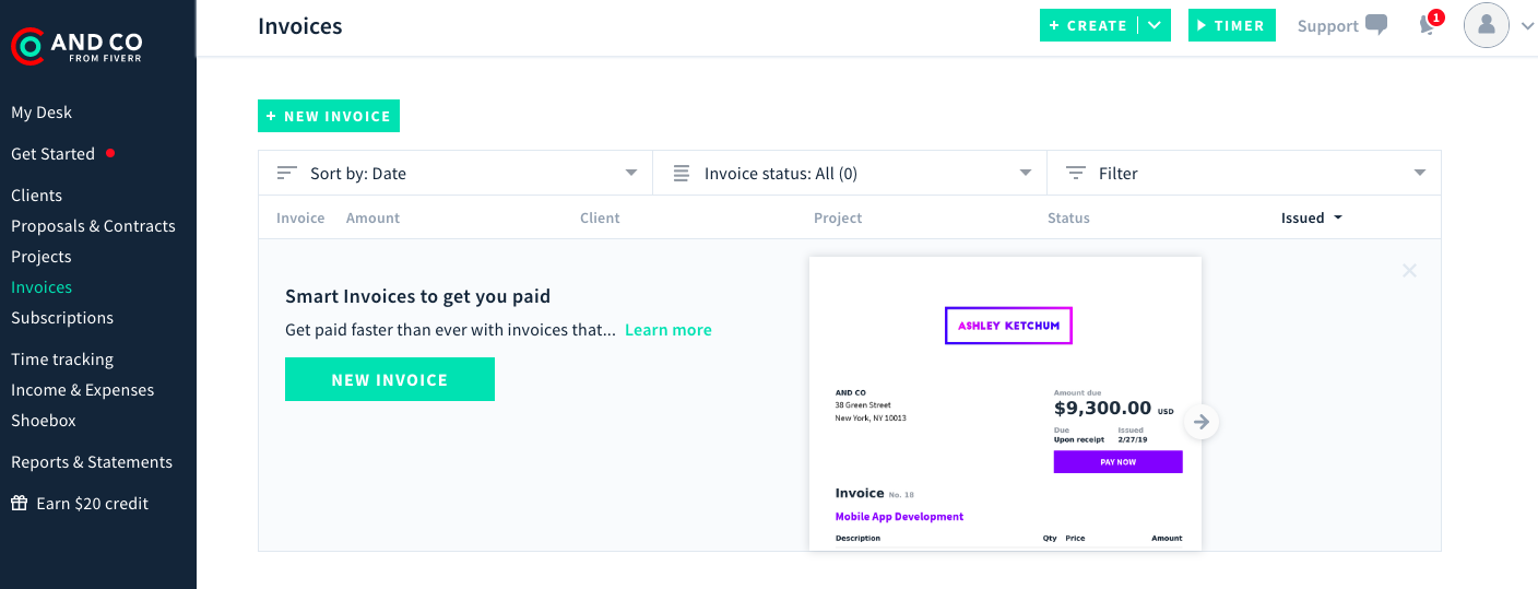 AND CO - business management tool