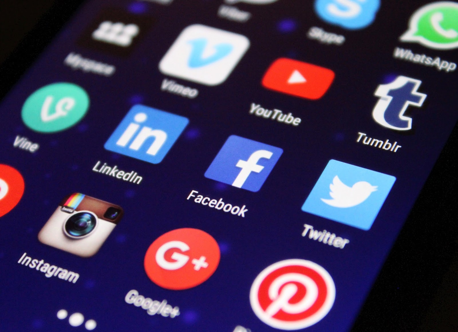 Social media sales enablement content