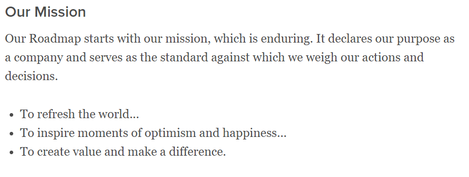 Mission Statement from Mission-Driven Organization