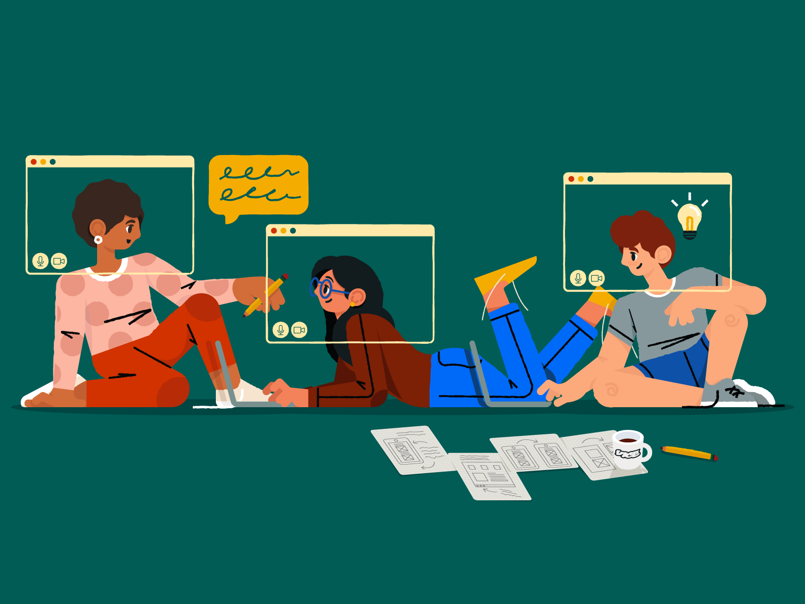 Illustrations from Ka Lee