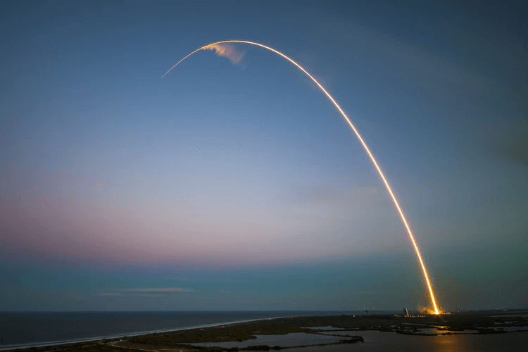 Rocket launch landscape