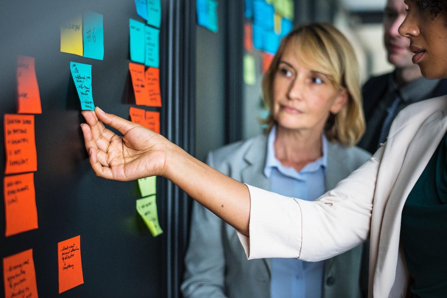 Business plan adjusts as part of iterative design process