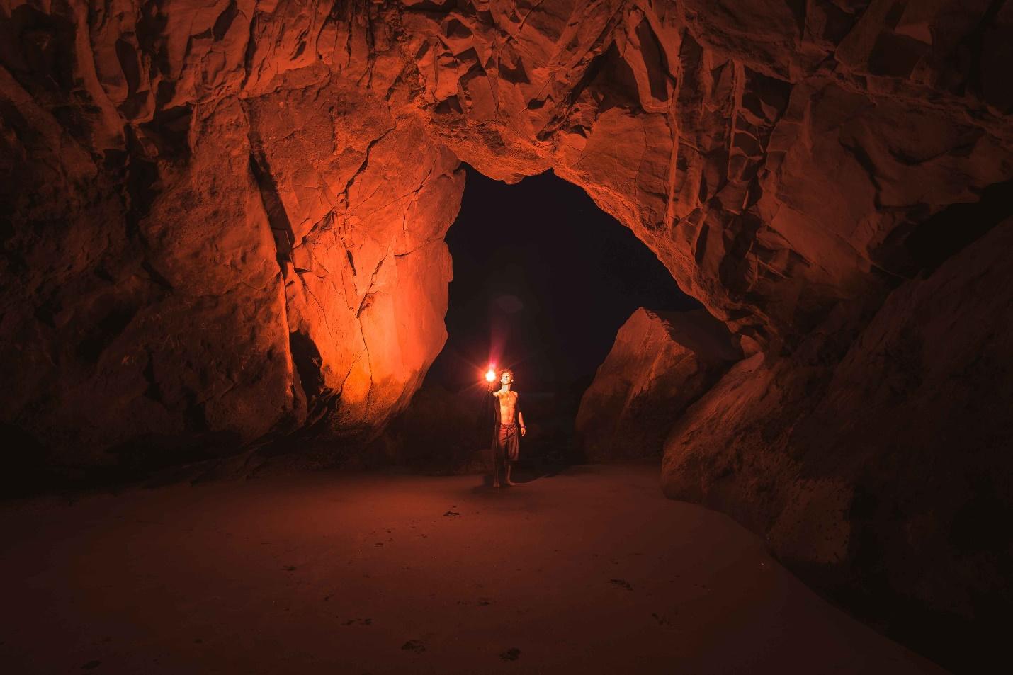 Discovery and awareness in a cave