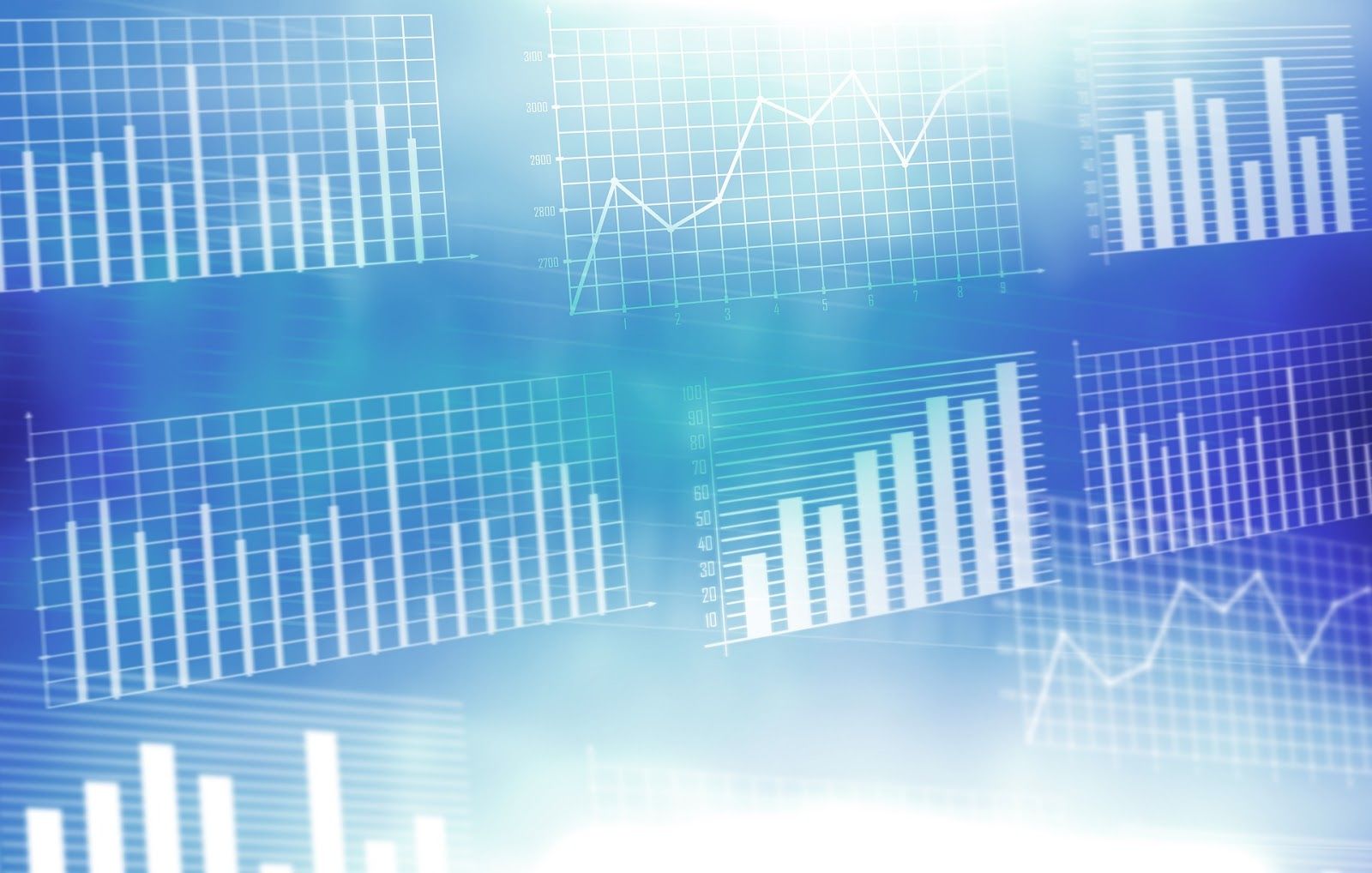 Variety of charts and graphs