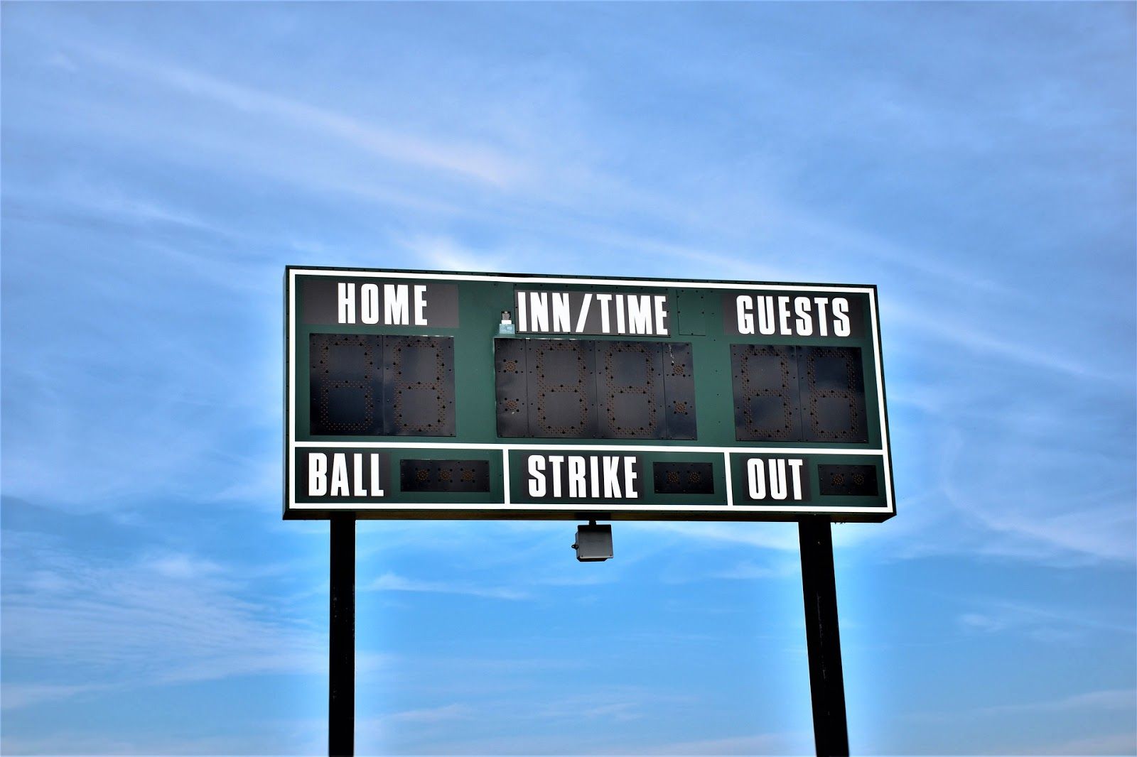 Sports scoreboard