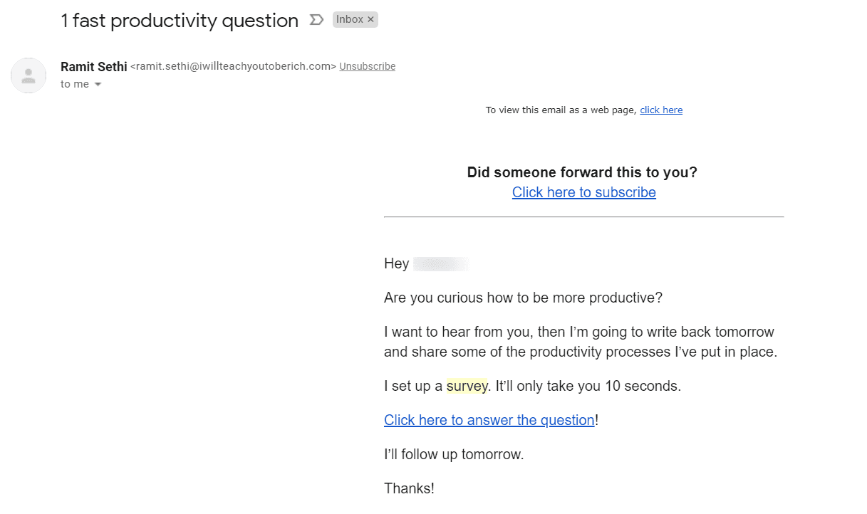 Ramit Sethi email