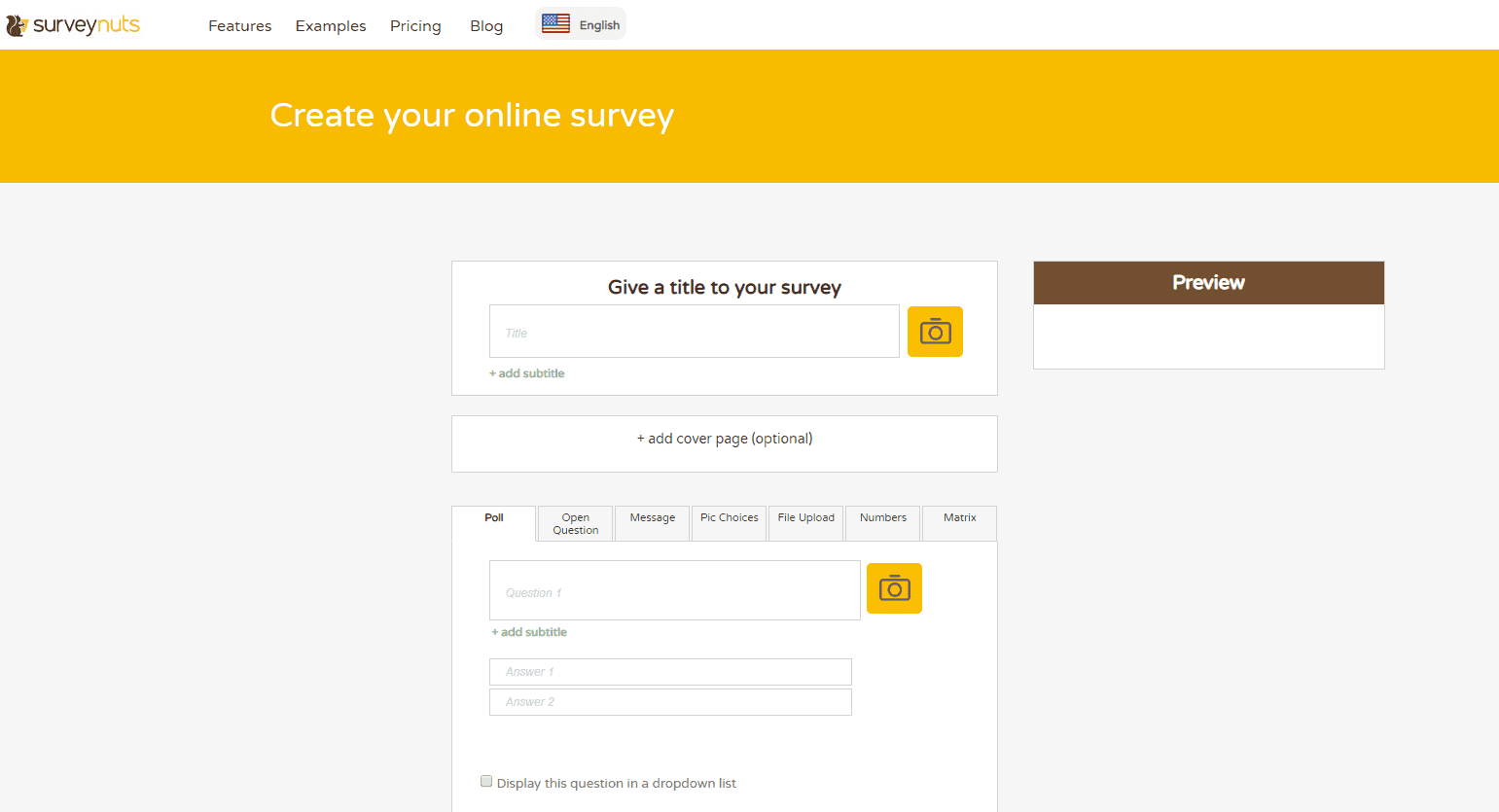 SurveyNuts homepage.