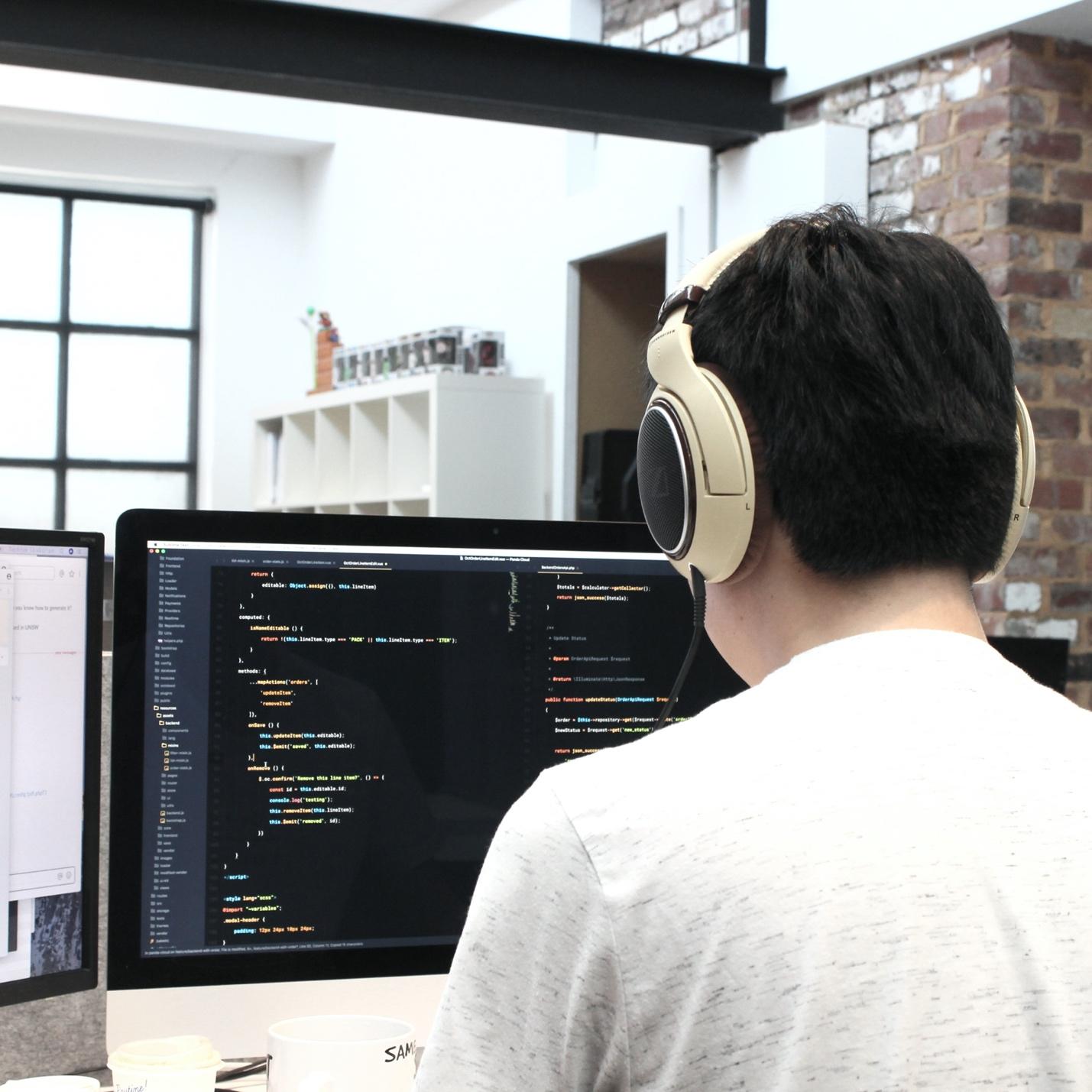 Developer using Ruby on Rails best practices