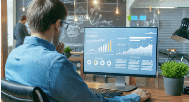 Charts help eliminate an overload of text, the need to scroll, or distracting animation.