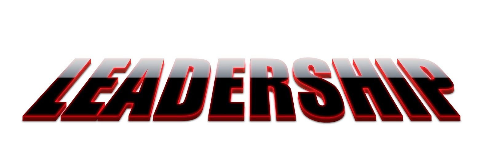 Leadership in red and black