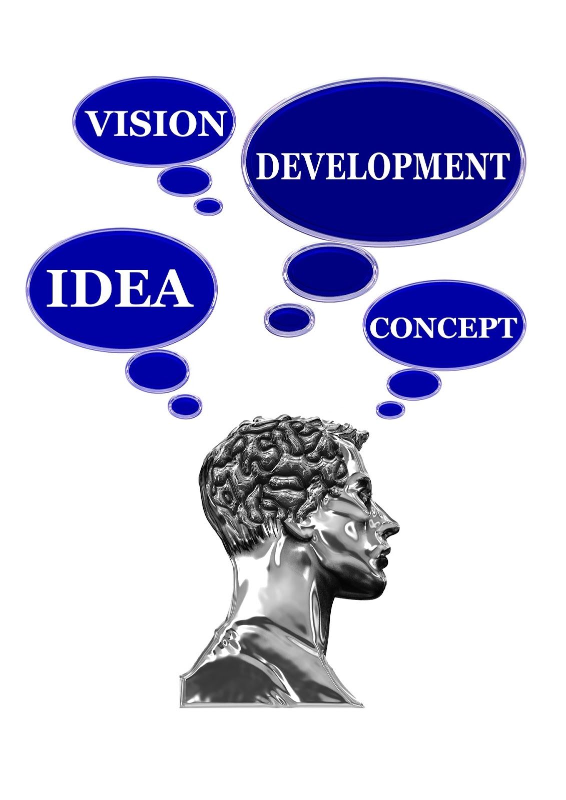 Man thinking of product development