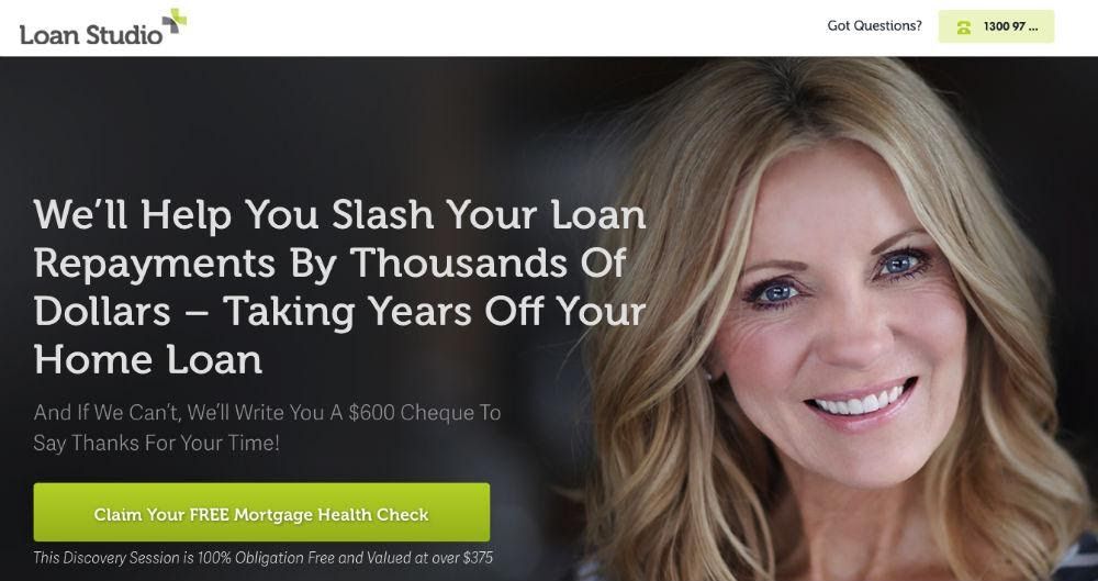 Loan Studio Website Screenshot