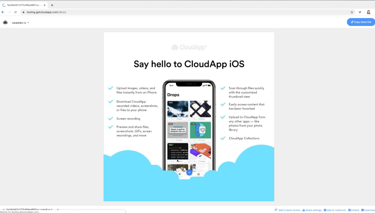 Add a CTA to CloudApp Screen Recording GIF