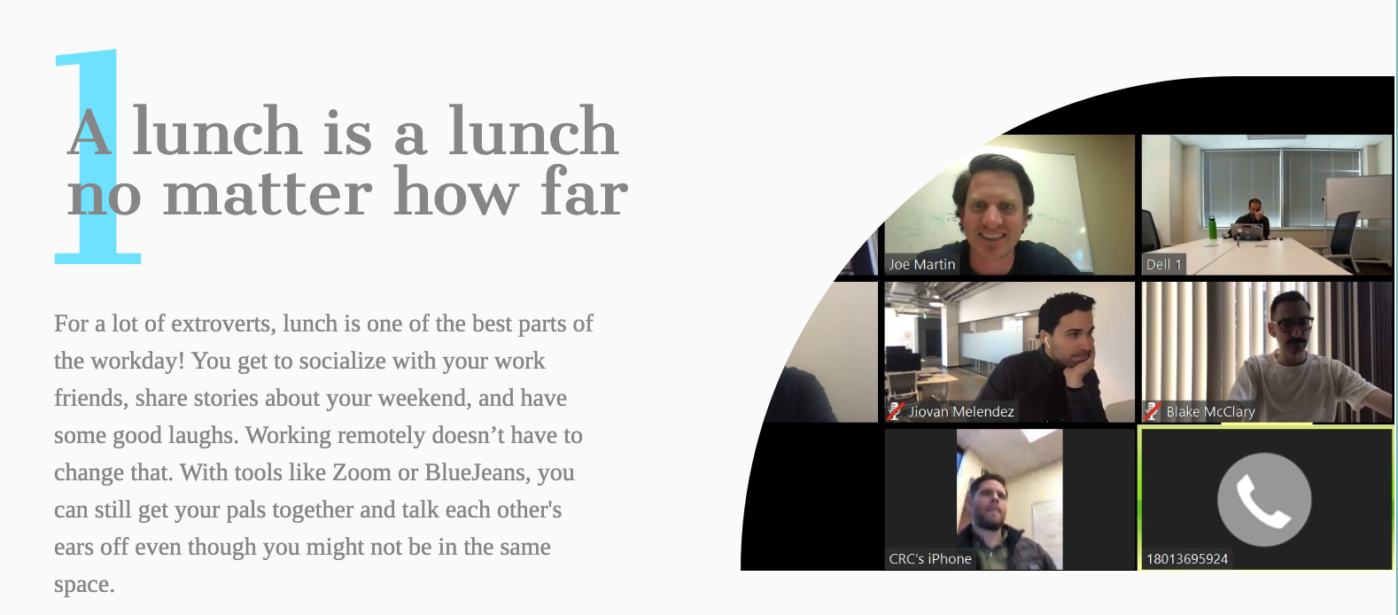 A lunch is a lunch no matter how far infobit