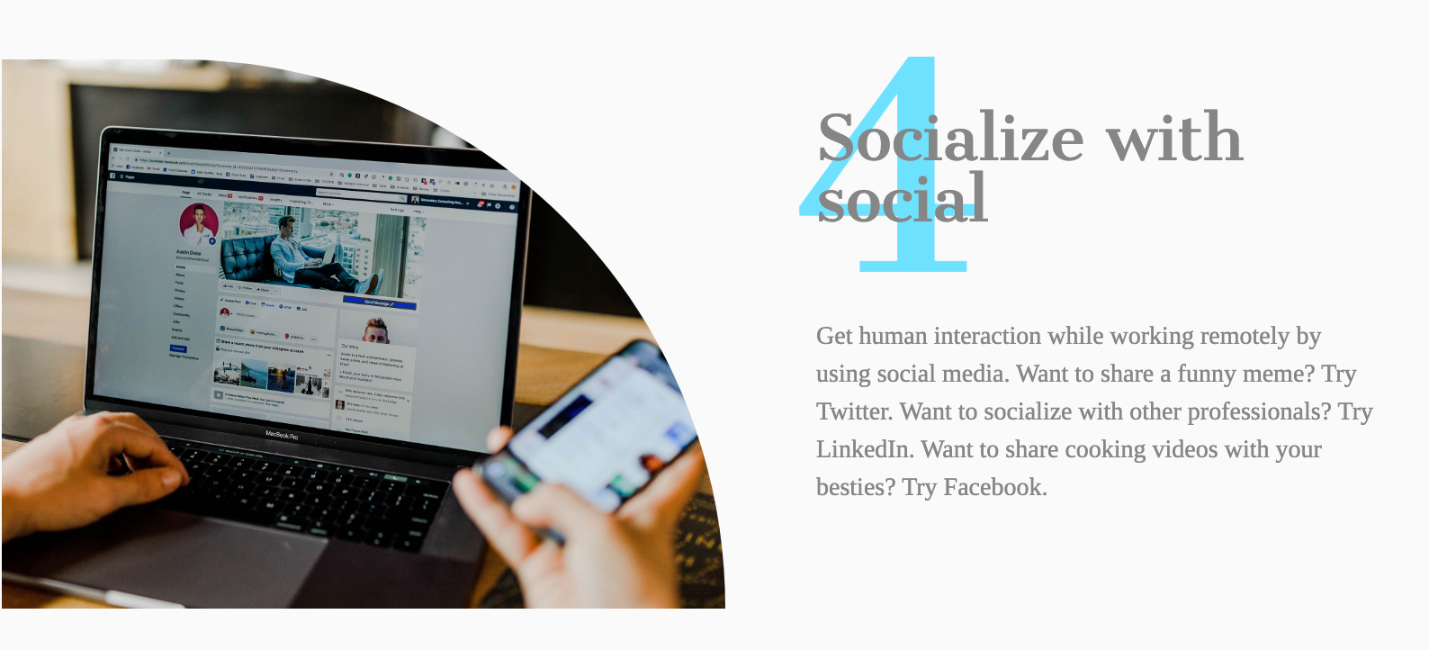 socialize with social infobit