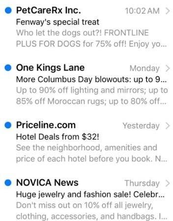 example of preview text in email