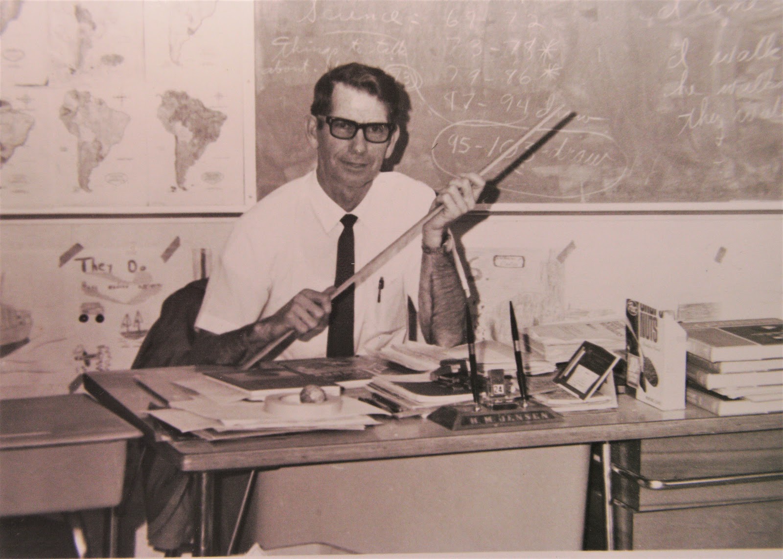 Picture of school teacher Grandpa Heber