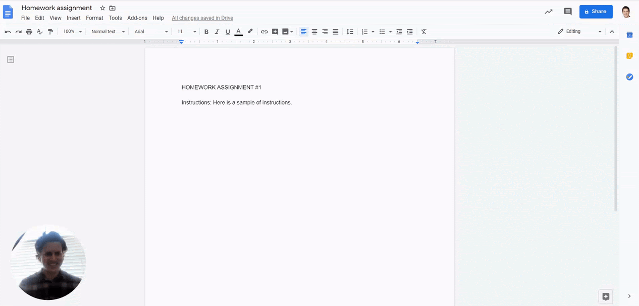 GIF of Joe Martin doing a screen recording with CloudApp