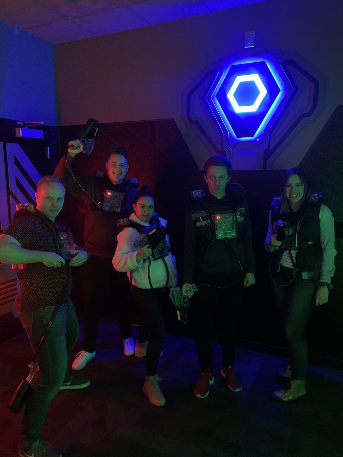 CloudApp team activity- laser tag!