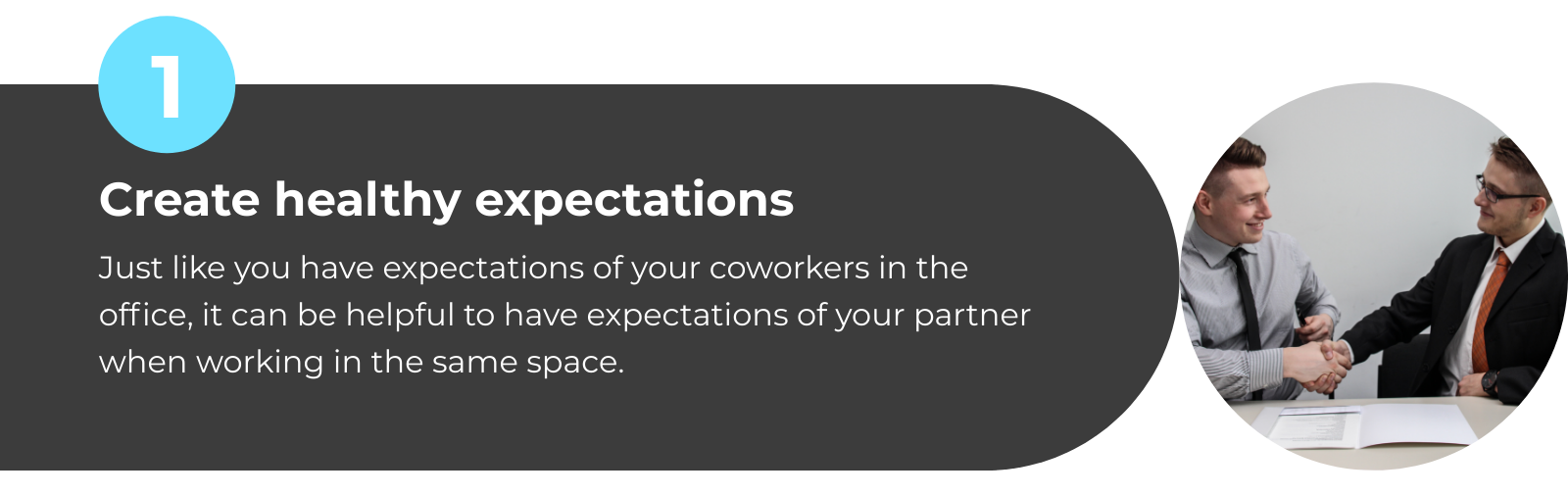 WFH with Partner Tip 1: Create Healthy Expectations