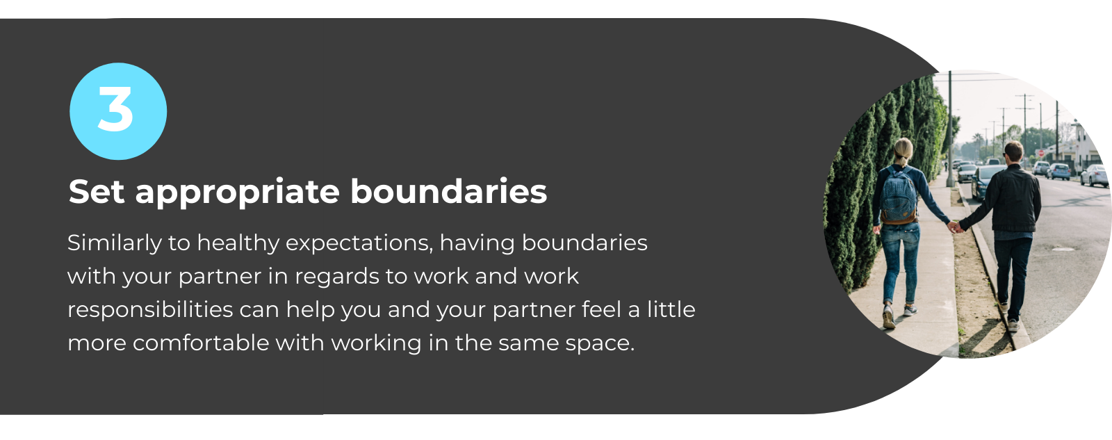 WFH with Partner Tip 3: Set Appropriate Boundaries